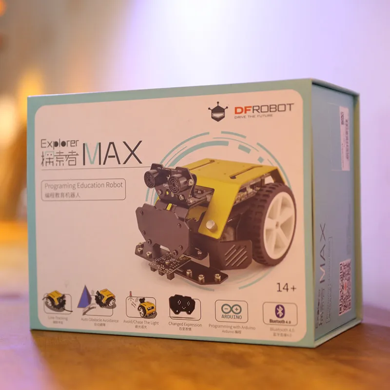 DFRobot micro:bit Max:bot набор программируемых роботов сделай сам с трековой линией