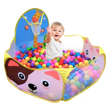 

Portable Cute Cartoon Play Tent Foldable Children Baby Kids Game House Indoor Outdoor Ocean Ball Pit Pool Toy Birthday Gift