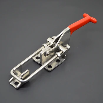 

180 degree Stainless steel hasp tool case clamp lock clip box buckle quick presser mechanical equipment door bolt hardware part