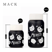 Obst Katze Thermoskanne Tasse Cartoon Edelstahl Auto Isolierflasche Büro Kaffeetasse Fahrzeug Flasche Thermos Weihnachtsgeschenk 2016
