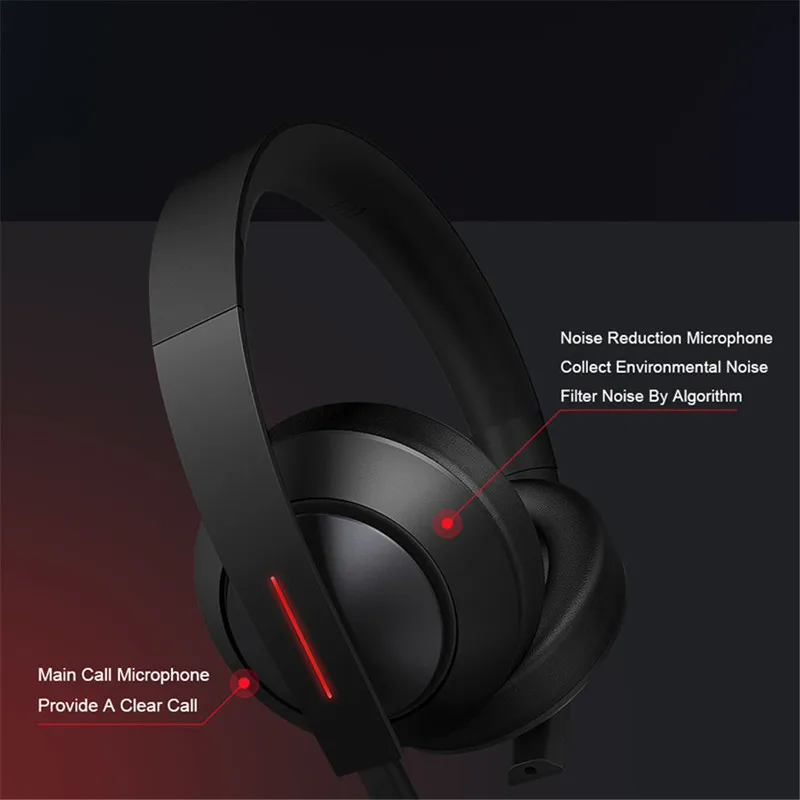  Xiaomi Mi Gaming Headphones 7.1 Virtual Surround Stereo With Backlit Anti-noise Headset Stereo Heav