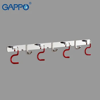

GAPPO Robe Hooks Creative Stainless Steel mop and broom Racks Multifunction bathroom robe hooks bathroom Accessories