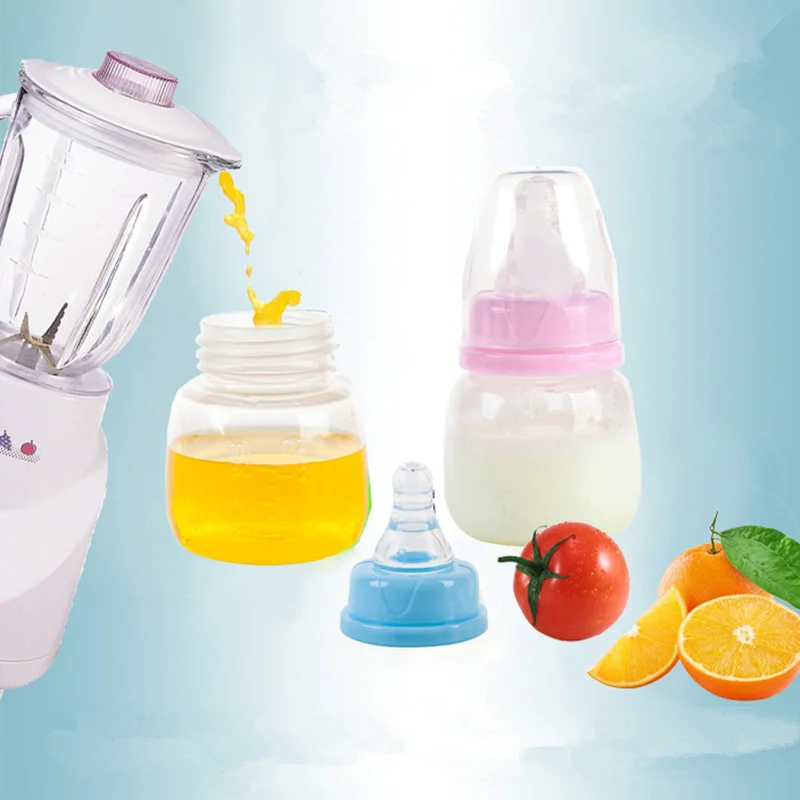 Baby Standard Diameter Fruit Juice Small Bottle 60ML Bottles Neonatal