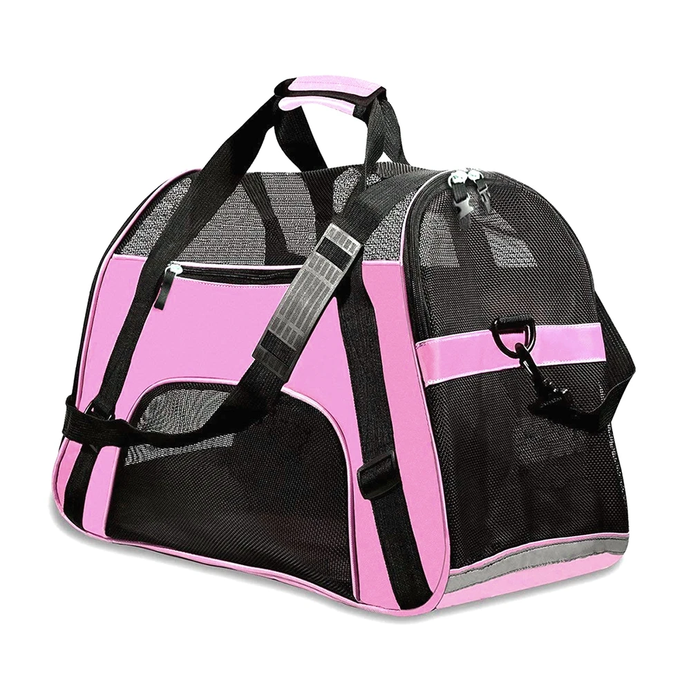 

Pet Cat Carrier Backpack Messenger Carrier Bag Outgoing Travel Packets Breathable Pet Handbag For Small Dog