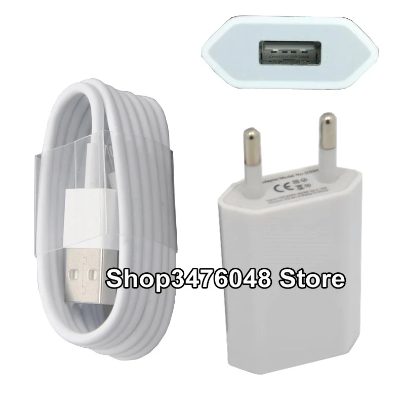 EU Wall Power Charger Adapter For Apple for iPhone 5 5S SE 6 6S 7 Plus