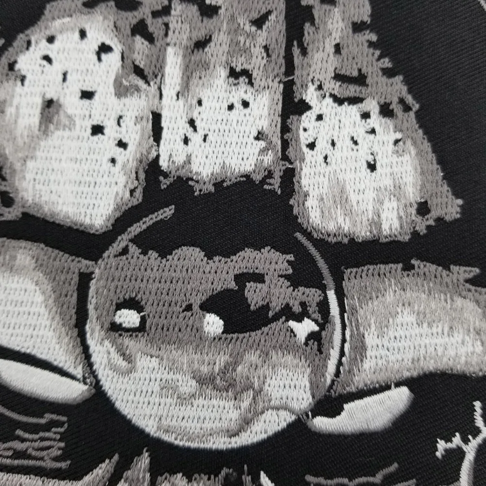 G0605 (3) Warrior Skull Big Sze patch of Jackets Motorcycle Biker Patch