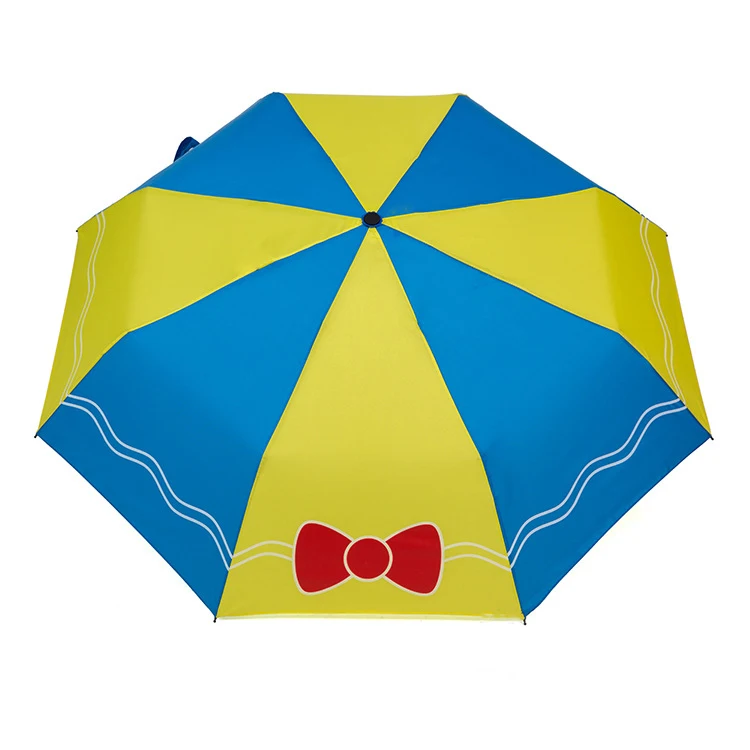 Зонты с мультяшным принтом, Детские Зонты от дождя, складные зонты с 8 ребрами для мальчиков и девочек, уличные зонты от дождя - Цвет: Фиолетовый