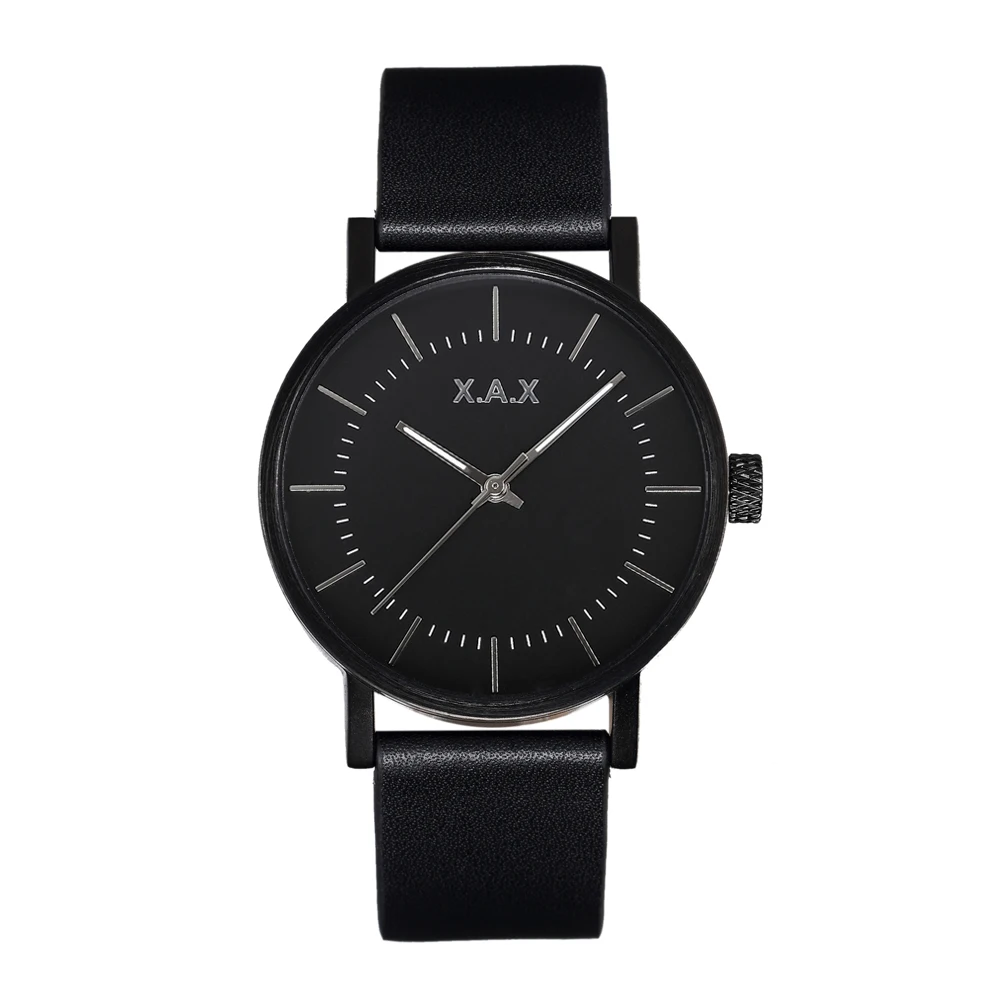 

Heavy Case Watch Simple Watch Face Design Steel Backcase Watch Male