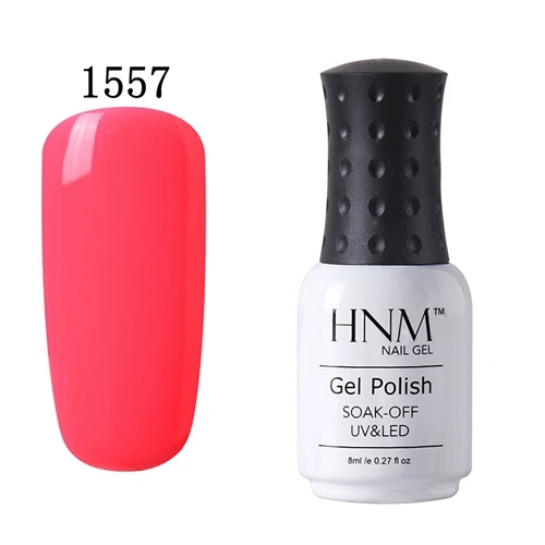 HNM чистый цвет 8 мл Лак для ногтей замачиваемый УФ штемпелюя краска гель лак для ногтей светодиодный Гель-лак Лаки Lucky лак Гибридный лак чернила - Цвет: 1557