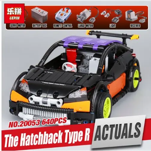 

Lepin 20053 Genuine New Technic Series The Hatchback Type R Set MOC-6604 Building Blocks Bricks Educational Toys Boy Gifts Model