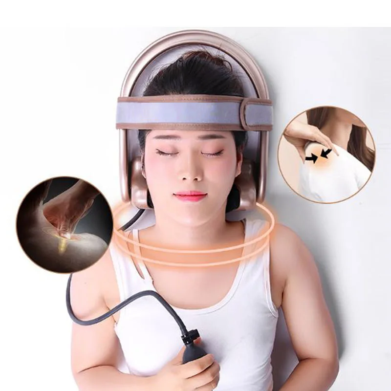 

2019 Neck Nursing Massager Tool for Stiffness Treatment, Inflatable Cervical tractor Spine Cervical Orthosis Household Neck Care