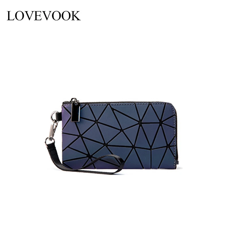 

Lovevook women wallet card holder for ladies clutch female for phone purse and wallet for ladies luminous color luxury designer