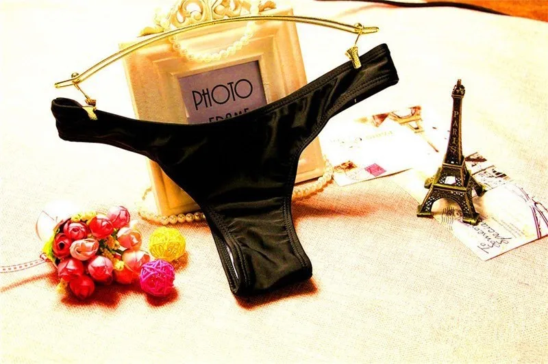 Solid Brazilian Bikini Bottoms Black thong bikinis bottom tanga