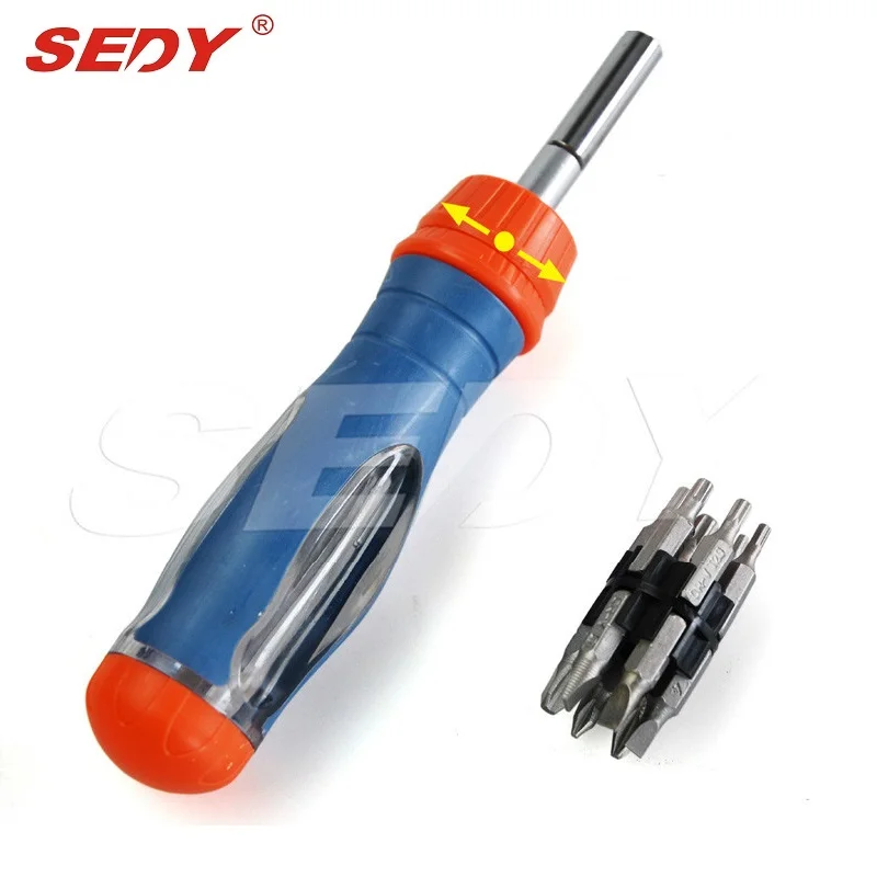 

2016 SEDY 12 in 1 Ratchet ScRewdriver bit set Ratchet Screwdriver & Multi Bit Tool Kit Set Ratcheting Handle