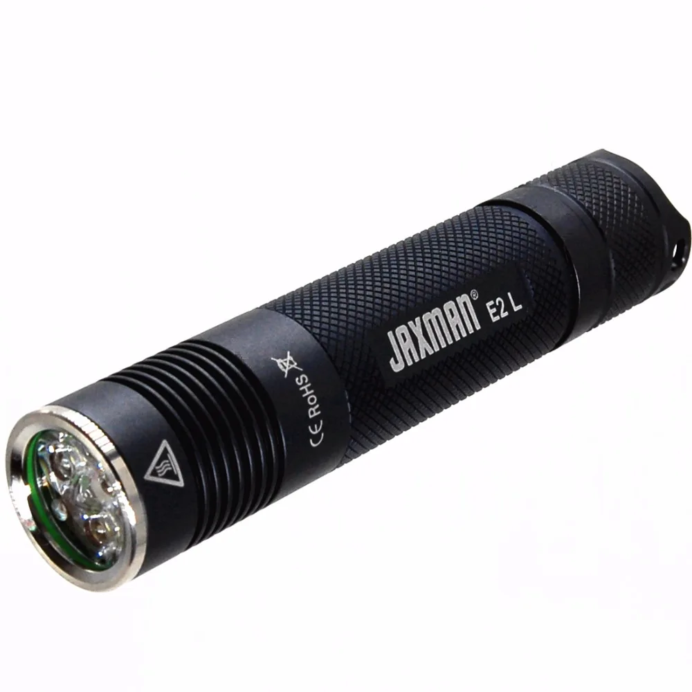 Фонарик JAXMAN E2L с 3 светодиодами и линзами TIR фонарик 18650 CREE XPG2 для кемпинга езды на