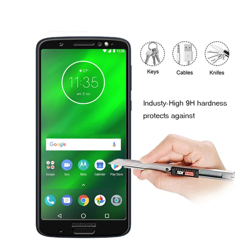 9D закаленное стекло для Motorola Moto G7 power G6 Play E5 E4 Plus Защита экрана для Moto P30 Note One защитная пленка 9H