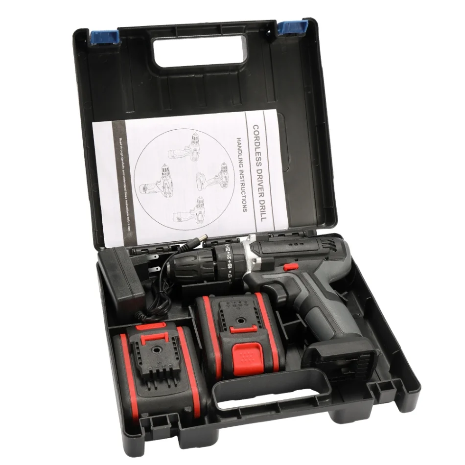 36 В Multifunctional Cordless Mini Drill High-литиевый блок питания беспроводные электродрель с зарядным устройством электроинструменты - Цвет: US-2