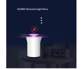 

Anti-Mosquito lamp Photocatalyst mosquito control apparatus Lighting/Body odor/7 leaf fan USB power supply