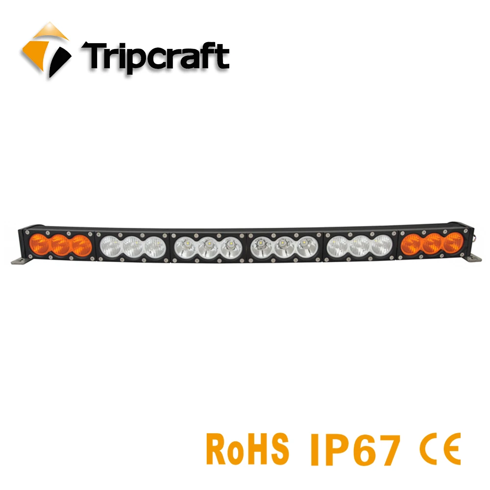 Tripcraft 10 Вт светодиодный Amber свет бар изогнутый 33 дюймов 180 4x4 внедорожный CEE rohs IP68