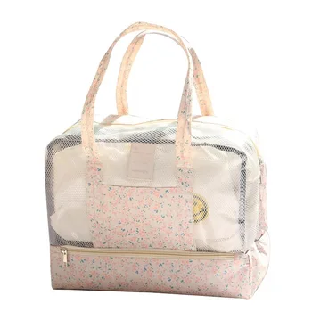 

Waterproof travel bag dry and wet separation beach bag 2019 new large capacity multi-functional bag wash bag