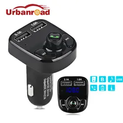 Urbanroad авто Fm передатчик Bluetooth автомобильный комплект MP3-плеер громкой связи Беспроводной Bluetooth Fm USB передатчик Авто Зарядное устройство