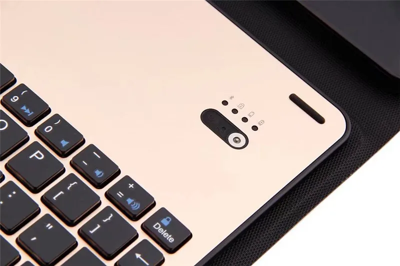 Роскошные Bluetooth клавиатура чехол для iPad Pro 10.5 Беспроводной клавиатура для iPad Pro 10.5 Искусственная кожа крышка клавиатуры