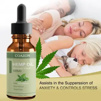 

Aromatherapy Essential Oil Organic Hemp Seed Oil Natural Anti--Inflammatory Body Skin Care Massage Spa Pain Relief Anti Anxiety