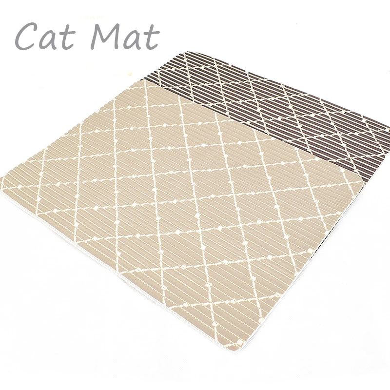 2018 Newest Cat Litter PVC safe Mat Cats Litter Trapper Foldable Pad