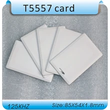 50 шт./лот) 125 кГц Перезаписываемый RFID смарт-карты раскладушка T5557 толстый датчик приближения для доступа Управление H ID копиры