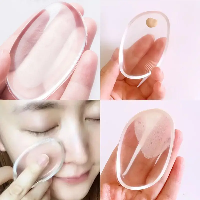 

ALIVER 100% New Hot SiliSponge Blender Silicone Sponge makeup puff For Liquid Foundation BB Cream Beauty Essentials