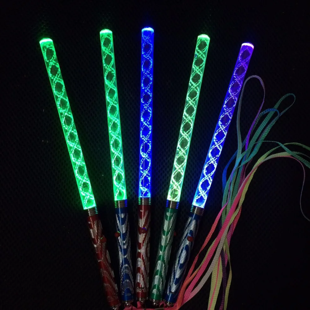 300pcs-26x1-2cm-Multi-Color-Acrylic-LED-Stick-Glowing-Magic-Wand-Light-Up-For-Wedding-Concert (4)