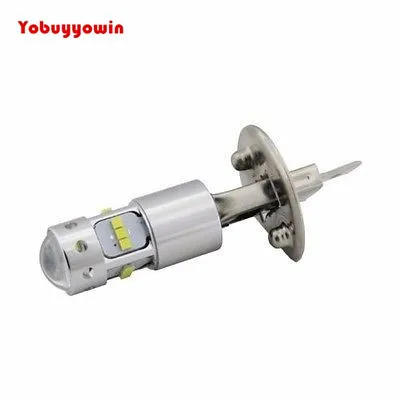 

2Pcs Newest 65W 12-24V DC 6000K White CREE Chips H1 Car LED Bulb Fog Light Headlight Lamp DRL