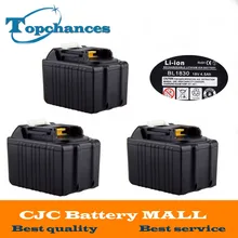 3PCS 4500mAh Brand New Rechargeable Li-ion Replacement Power Tool Battery for Makita 18V BL1830 BL1840 LXT400 BL1815 194230-4