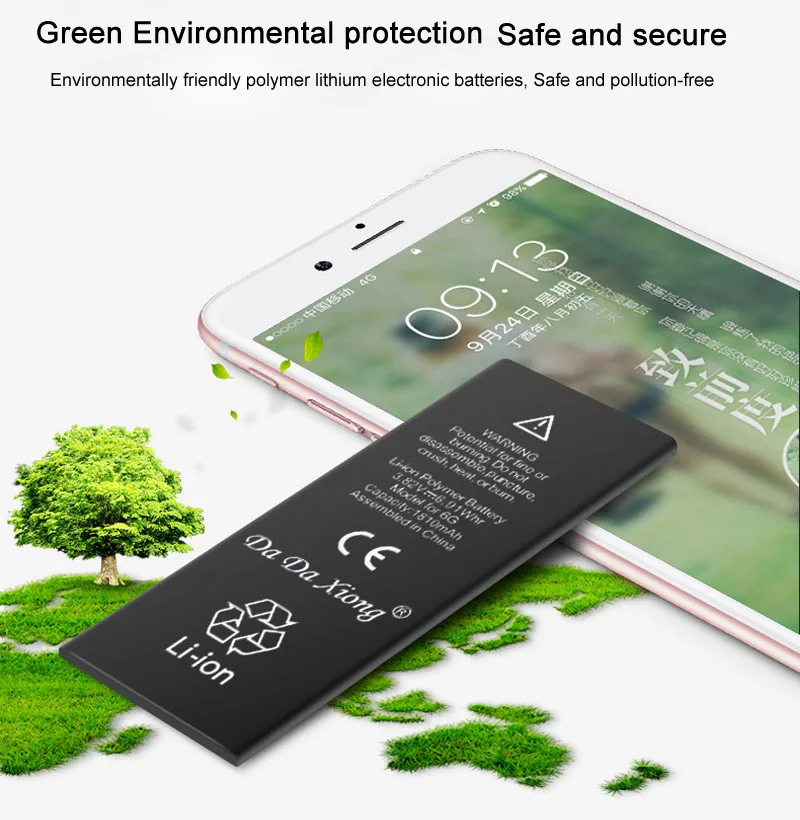 Da Xiong аккумулятор для iPhone 6 PLUS 6Plus 6 P 2915mAh литий-ионная запасная батарея для мобильного телефона+ Бесплатные инструменты