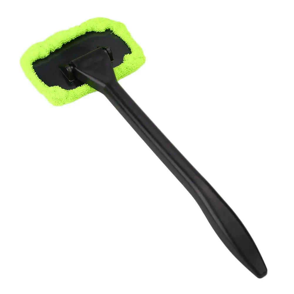 Car Vehicle Windshield Hard Reach Windows Glass Microfiber Cleaning