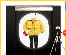  Photo Light Tent 120cm large Photography Shooting Tents Foldable LED Light Box Photography Studio P