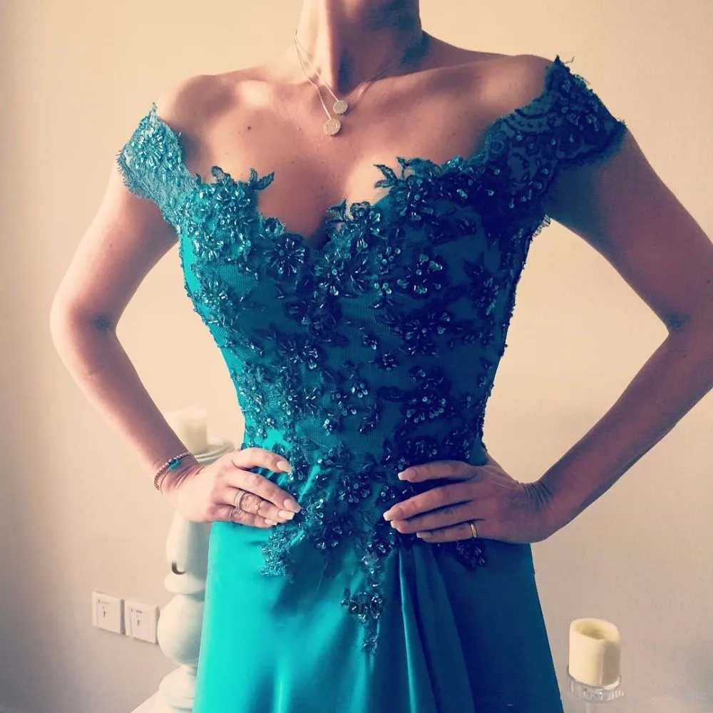Turquoise Evening Dresses Long 2019 robe de soiree A line Formal Dress vestido longo de festa Long Prom Gowns Bateau Sleeveless Turquoise Evening Dresses Long 2019 robe de soiree A line Formal Dress vestido longo de festa Long Prom Gowns Bateau Sleeveless