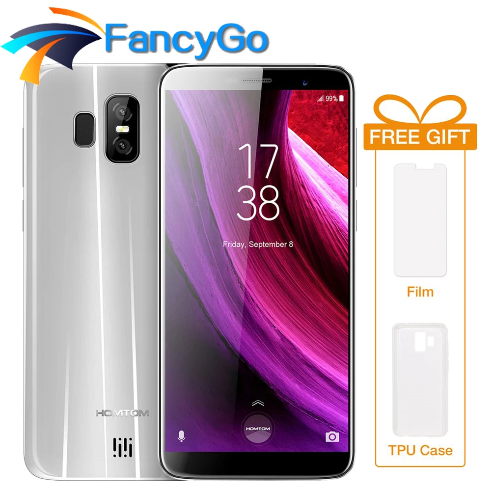 HOMTOM S7 4G 5 дюймов 18:9 1280*640 Экран 3 ГБ Оперативная память 32 Встроенная MTK6737