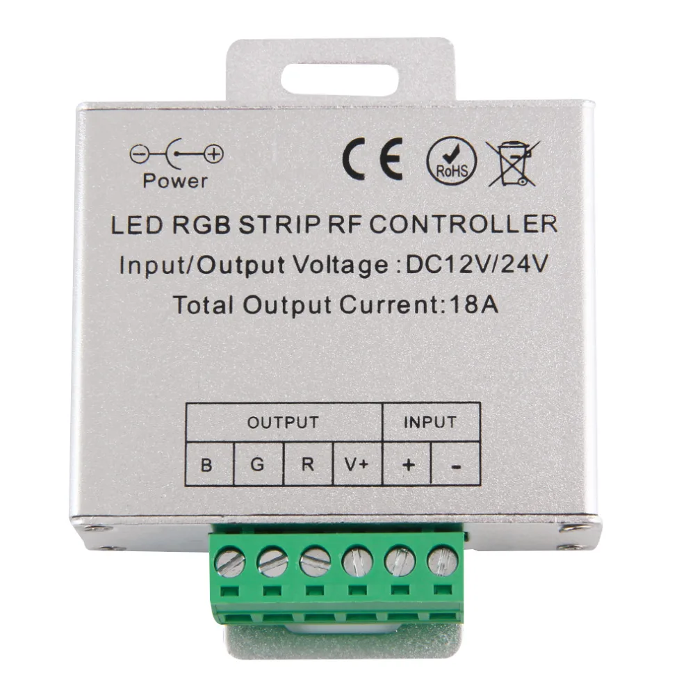 Новый сенсорный RGB контроллер DC12V 24V Беспроводной светодиодный RF Сенсорная панель