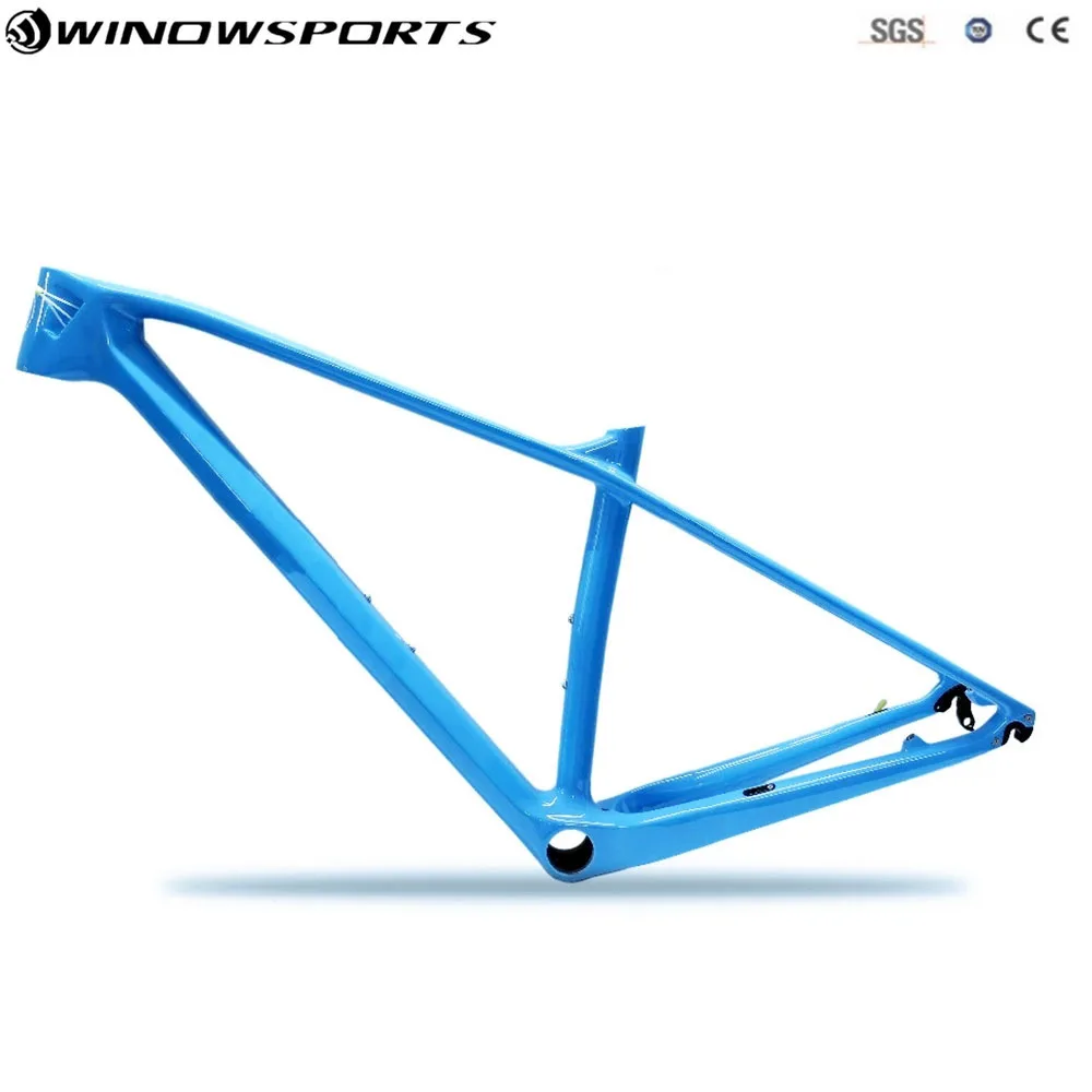 29er T1000 Carbon Fiber Mountain Bicycle Frame PF30 12*142mm Thru Axle MTB Frame