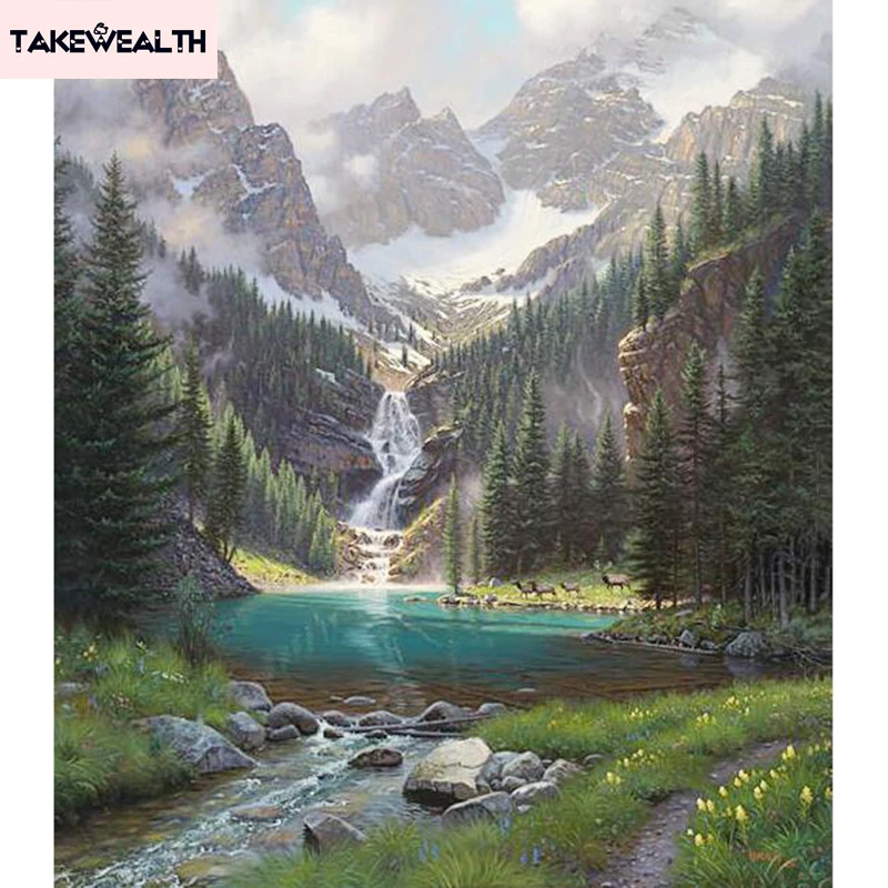 The Mountain Diamond Embroidery 5d Diamond DIY Painting Cross Stitch
