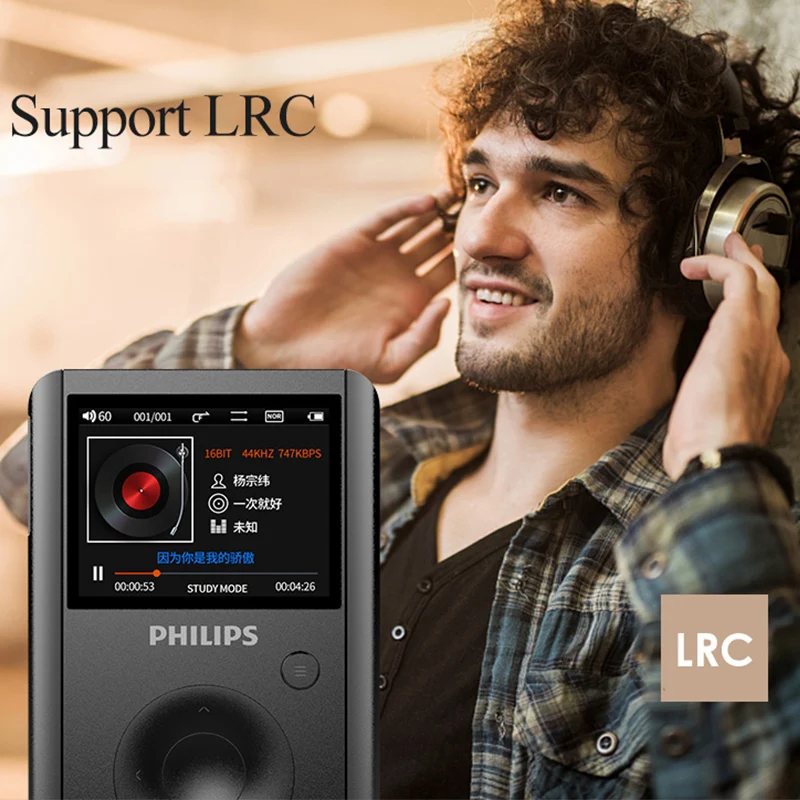 Оригинальный MP3 плеер PHILIPS SA8232 DSD 32G Bluetooth HIFI музыкальный двухъядерный процессор