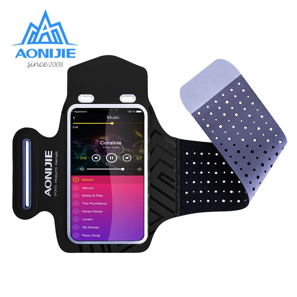Kaufen AONIJIE A892 Wasserdicht Zelle Handy Sport Laufen Armband Arm Tasche Jogging Fall Halter Abdeckung Für Fitness Gym Workout