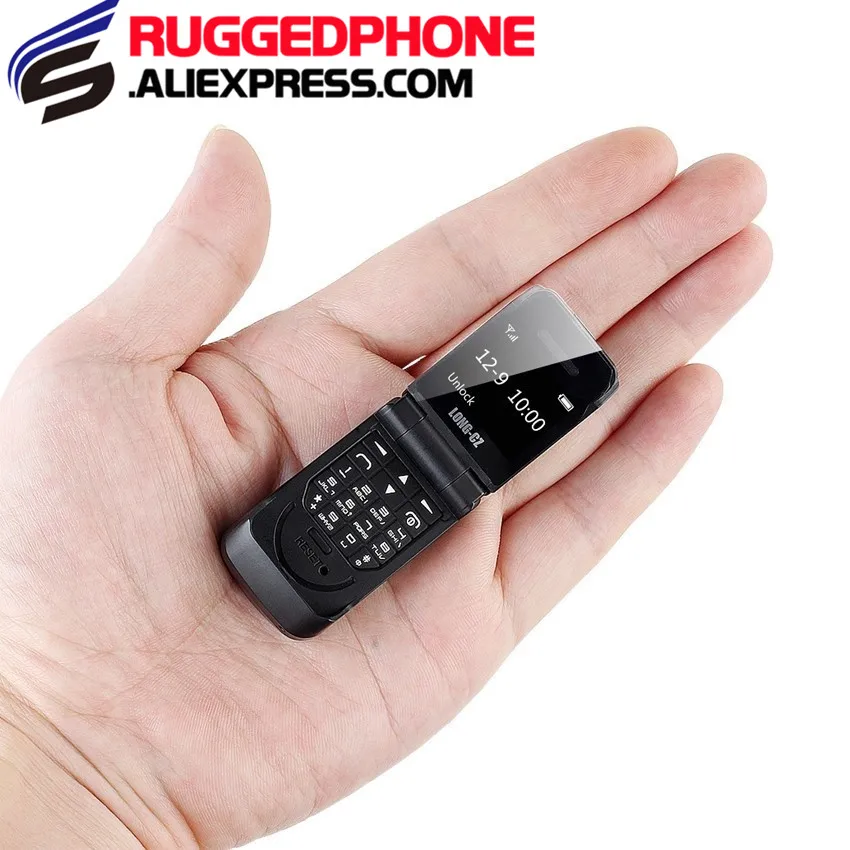 Smalleset LONG CZ J9 флип мобильные телефоны беспроводной Bluetooth Dialer громкой связи BT Музыка
