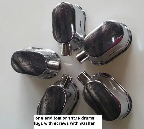 

one end tom or snare drums lugs with screws with washer