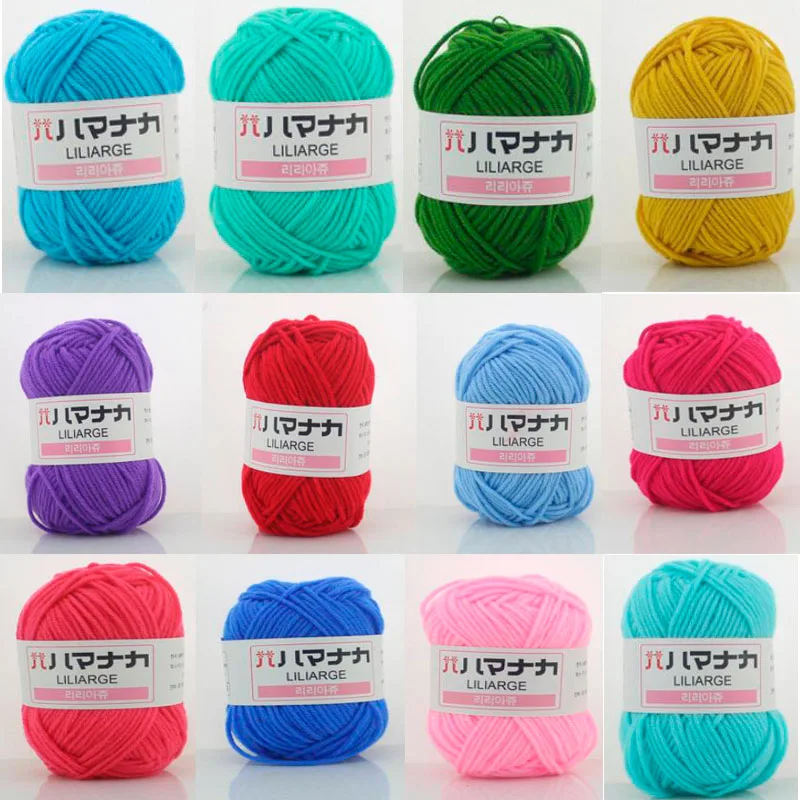 

Crochet Yarn soft warm knitted DIY Knitting Yarn threads For hat Scarf Coat Sweater Knitting 25gram