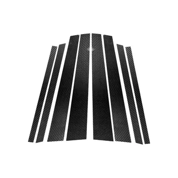 

Car Window B-pillars Molding Trim Car Styling Accessories 3D Stickers for BMW E70 Carbon Fiber Carbon Fiber Window Trim Strip