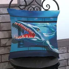 Горячая Распродажа модная новинка 3D картина с изображением акулы льняная наволочка для подушки Подушка для талии диван, домашний декор только для вас