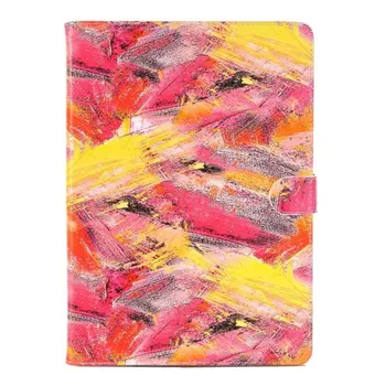 

For Apple iPad 9.7 Inch 2017 PU Leather Case Fashion Printings Flip Magnetic Stand Cover with Card Slots for iPad 9.7" 2017
