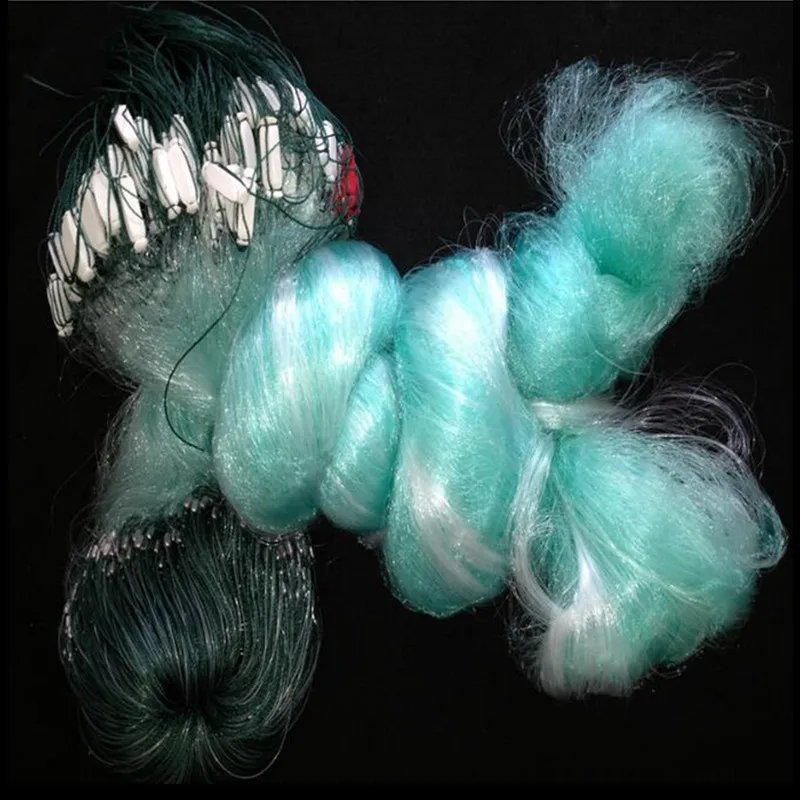 Linha de Rede de Emalhar Centímetros de Malha Rede de Pesca Armadilha para Peixes Qualidade Forte 3 Camada 7.5 China Potes Pia Net h5 * L100m 3 High Quality Esporte e Lazer